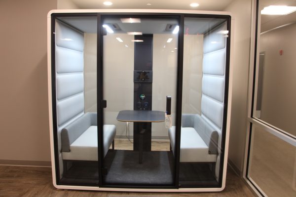 Hush Office in Customer Lounge